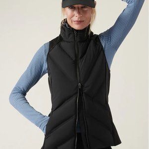 Athleta Black Inlet Vest Size S
